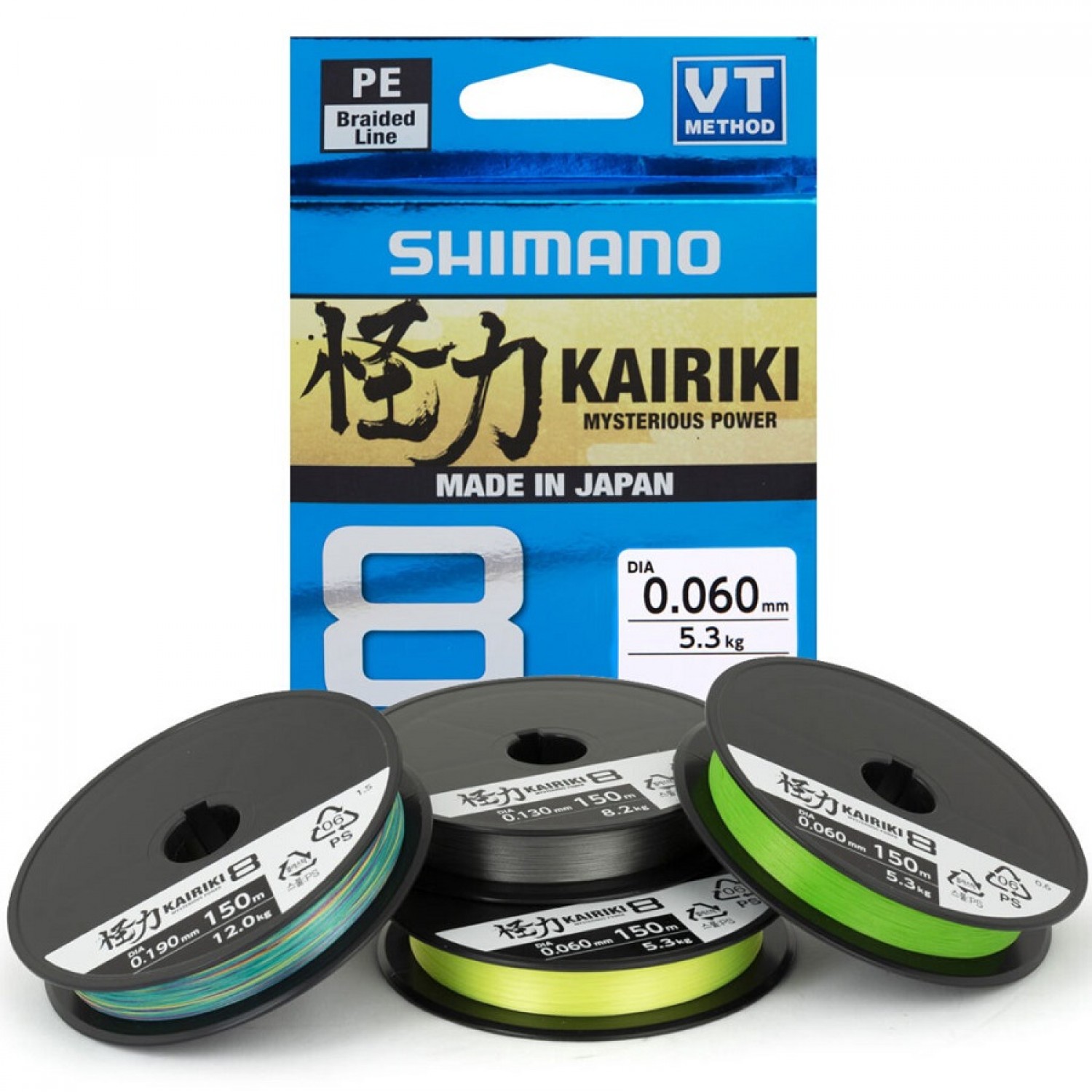 Покупка Плетенка SHIMANO Kairiki 8 PE 150 м. Yellow в Минске Беларуси